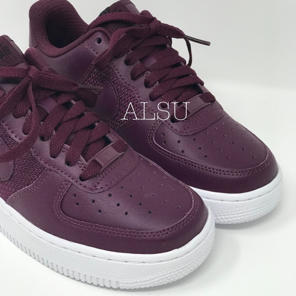 NikeID Air Force 1 Leather Violet W AUTHENTIC - Picture 3 of 8